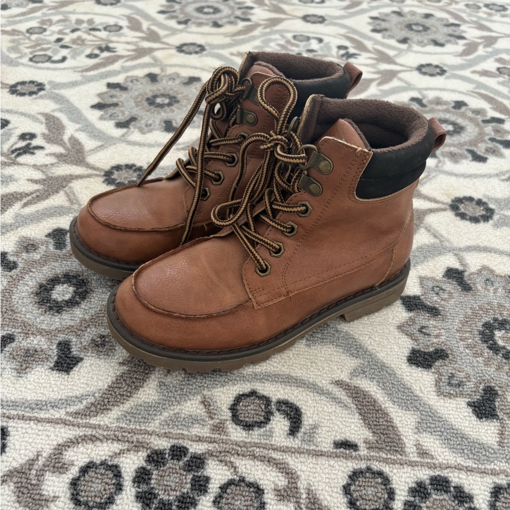 Boys size 1 military boots